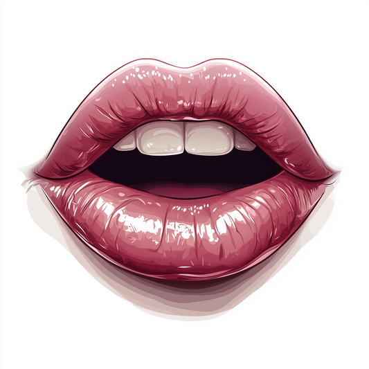 Kiss Sticker Die Cut and Kiss Cut joyful